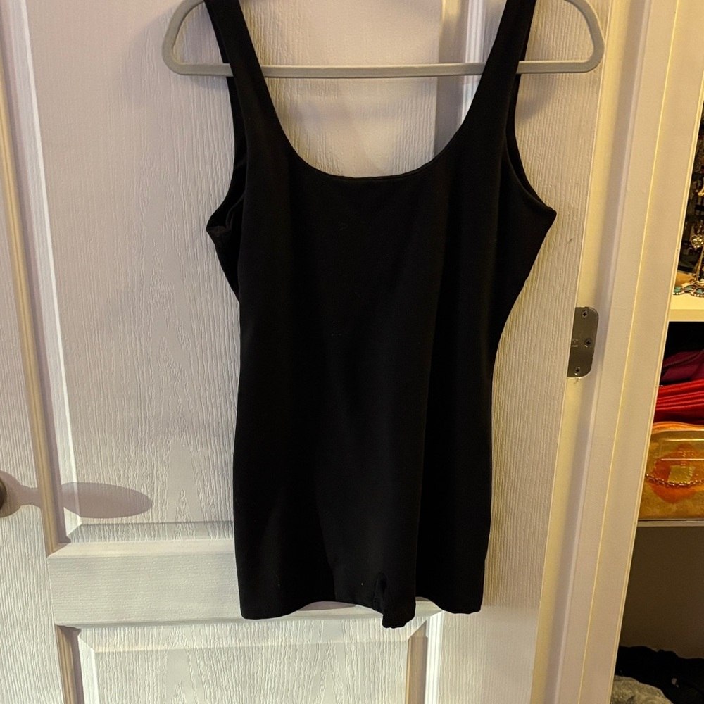 Unitard Shorts in Black - Women's L